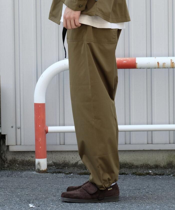 実物 MANASTASHパンツ カーキ comunidadaledar.org