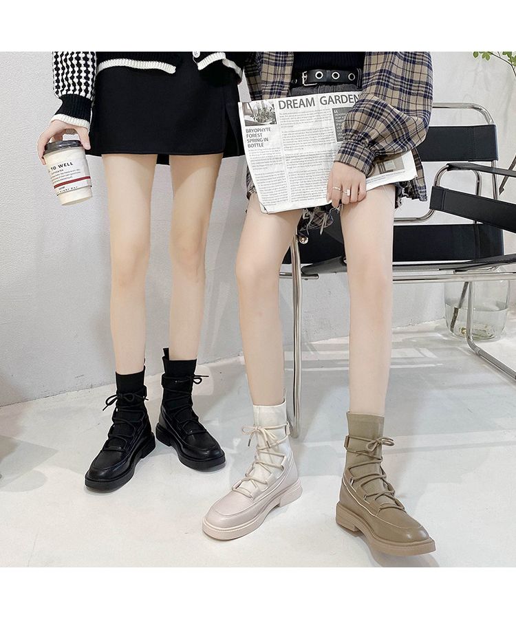 DOLCE&GABBANA レース ショート ブーツ ソックスブーツ DOLCE&GABBANA レース ショートブーツ ソックスブーツ