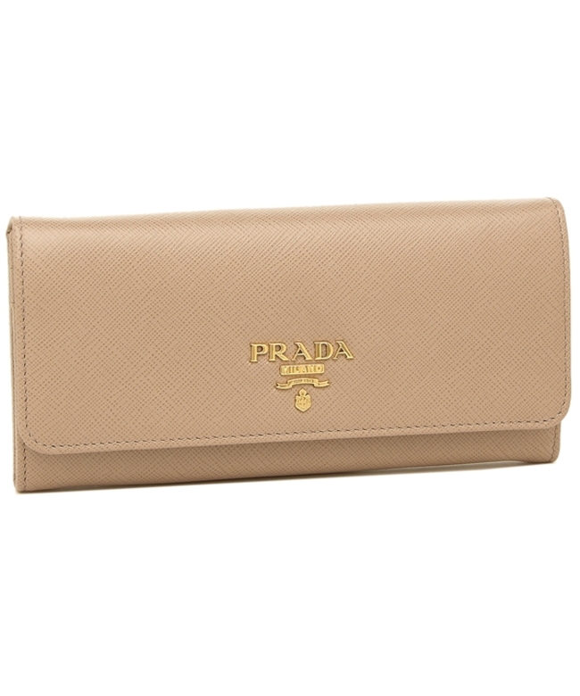 セール】プラダ 長財布 レディース PRADA 1MH132 QWA F0236 ベージュ