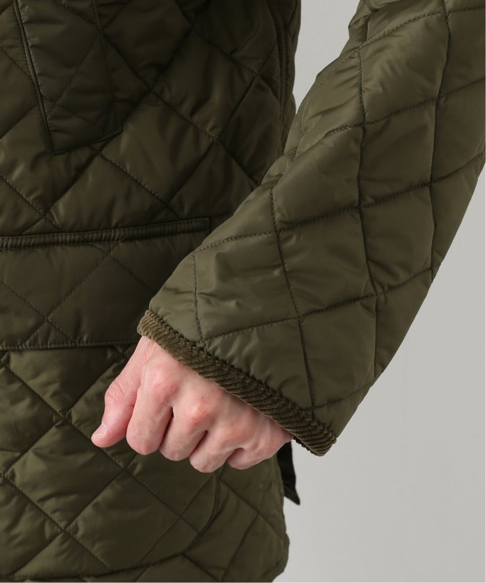 barbour kensington quilted nylon jacket