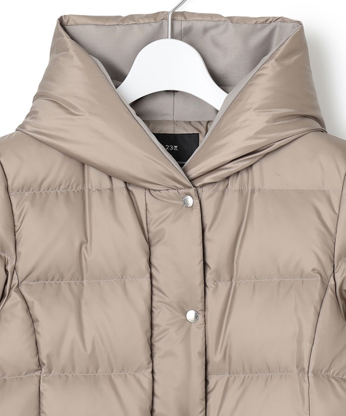 洗える】シレータフタ ショート ダウンコート(504370591) | 23区 洗える】シレータフタ ショート ダウンコート(504370591) | 23区