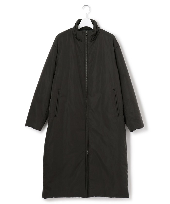 未使用✨23区  中綿ロングコート　ノンステッチロングアウター　大きめサイズ　黒
