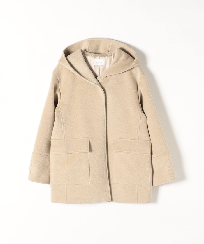 セール 50%OFF】SHIPS any: フード ミディ ウール コート セール 50%OFF】SHIPS any: フード ミディ ウール コート