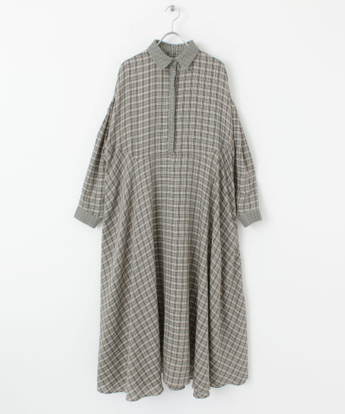 セール 30%OFF】チェックWIDEワンピース(504374688 セール 30%OFF】チェックWIDEワンピース(504374688