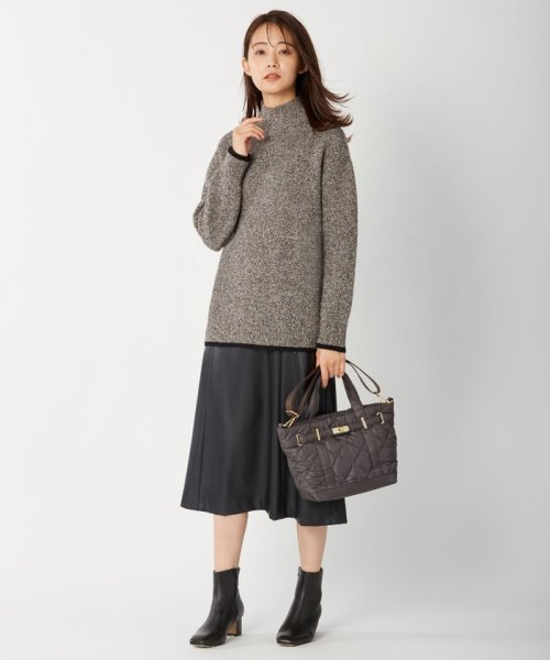 【WEB限定・洗える】BARTOLOZZI ポリエステルレザーII スカート
