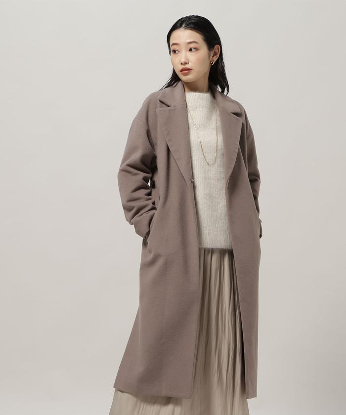 セール 50%OFF】ベルテッドオーバーチェスターコート(504361647 セール 50%OFF】ベルテッドオーバーチェスターコート(504361647