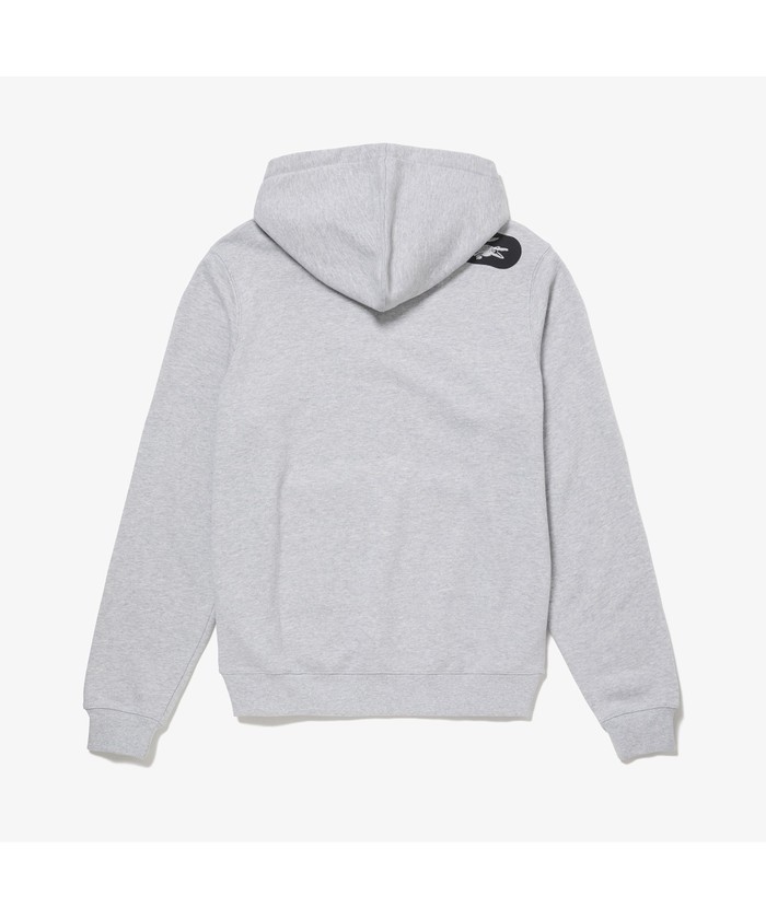 セール】ラコステ LACOSTE ロゴプリントフードスウェットシャツ