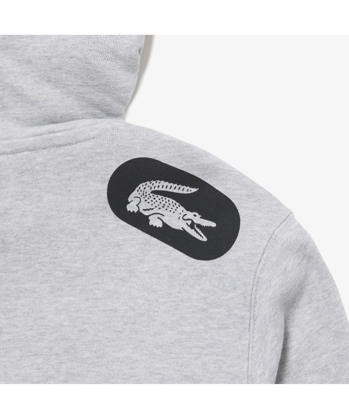 ★LACOSTE★ロゴ プリント フード スウェットシャツ セール】ラコステ LACOSTE ロゴプリントフードスウェットシャツ