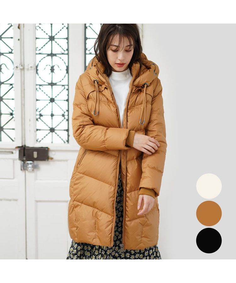 まきの様 美品 フィローモ Filomo 洗える ハンガリーダウンコート フィローモ Filomo [Filomo]洗えるハンガリーダウンコート