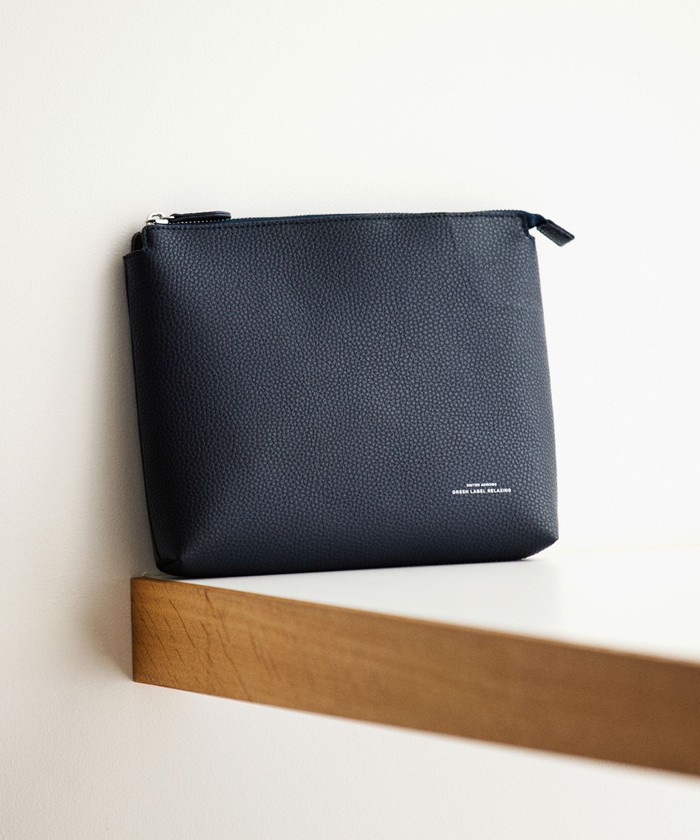 【極美品】ランセル　ショルダーバッグ　クラッチバッグ　2way レザー　グリーン 極美品】ランセル ショルダーバッグ クラッチバッグ 2way レザー
