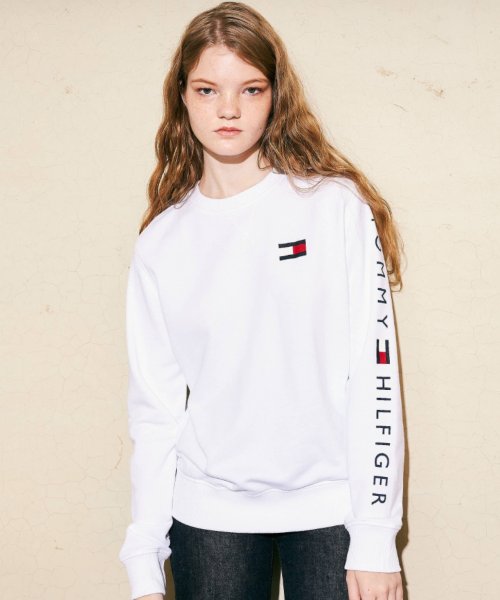 セール20%OFF】【WEB限定】フレンチテリー ロゴ ロングスリーブスウェット(503940369) | トミーヒルフィガー(TOMMY HILFIGER) - d fashion セール20%OFF】【WEB限定】フレンチテリー ロゴ ロングスリーブスウェット(503940369) | トミーヒルフィガー(TOMMY HILFIGER) - d fashion