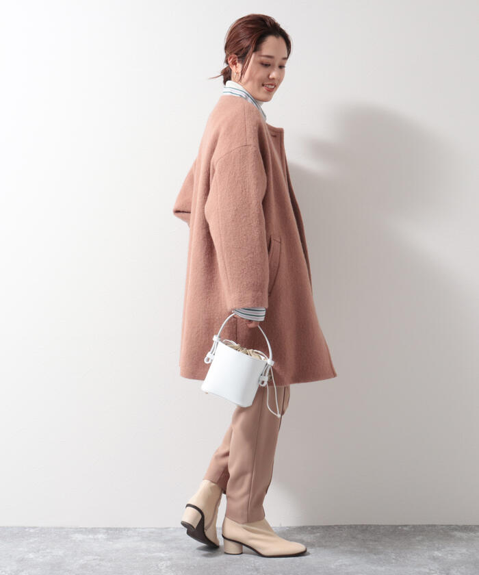 セール】◇【WEB限定カラーあり】モヘアシャギーノーカラー セール】◇【WEB限定カラーあり】モヘアシャギーノーカラー