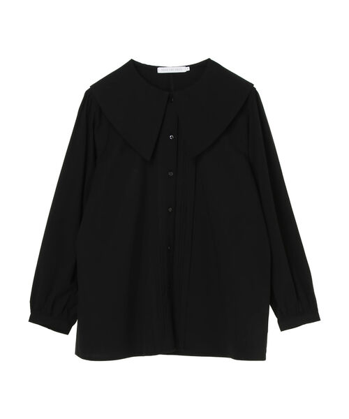 セール 50%OFF】BIGカラーフロントタックブラウス(504352428 セール 50%OFF】BIGカラーフロントタックブラウス(504352428