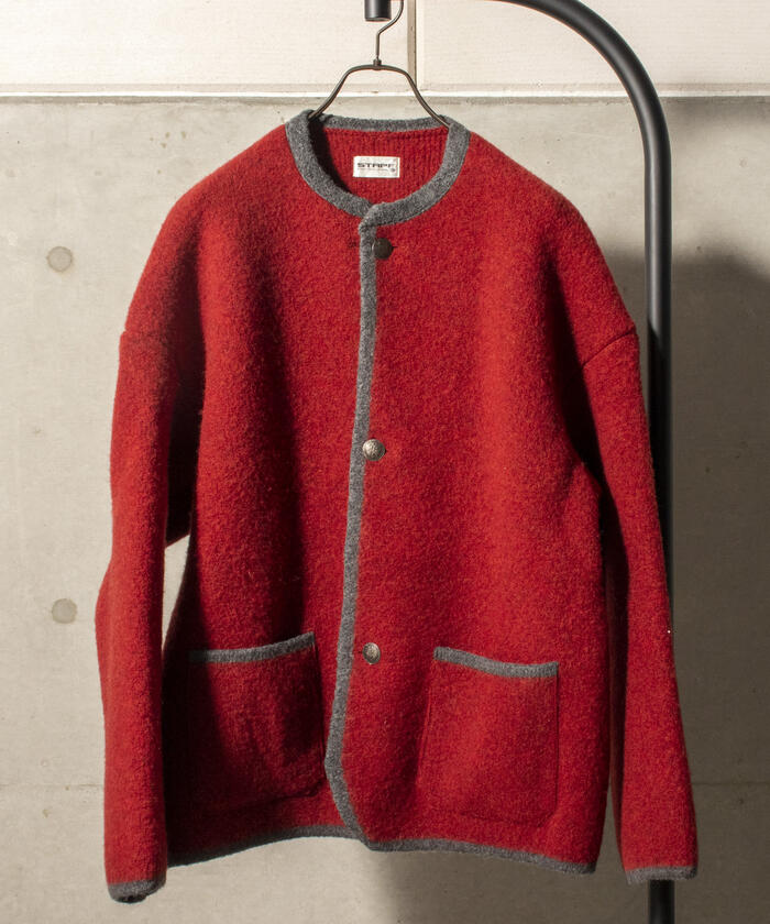 セール】【STAPF/シュタップ】ROUNDNECK TYROLEAN JACKET セール】【STAPF/シュタップ】ROUNDNECK TYROLEAN JACKET
