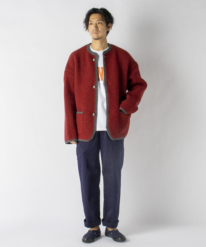 セール】【STAPF/シュタップ】ROUNDNECK TYROLEAN JACKET ラウンド ...