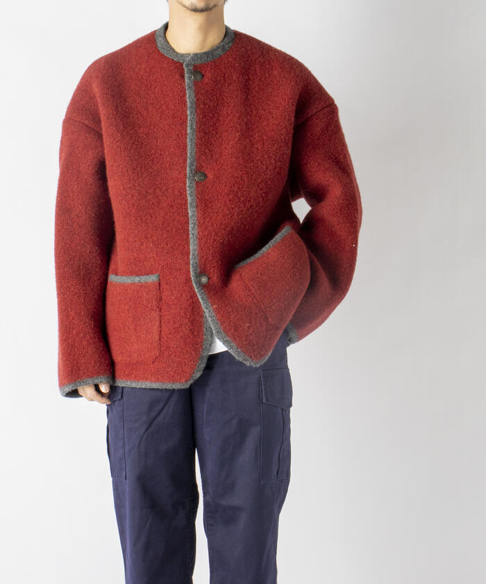 セール】【STAPF/シュタップ】ROUNDNECK TYROLEAN JACKET ラウンド