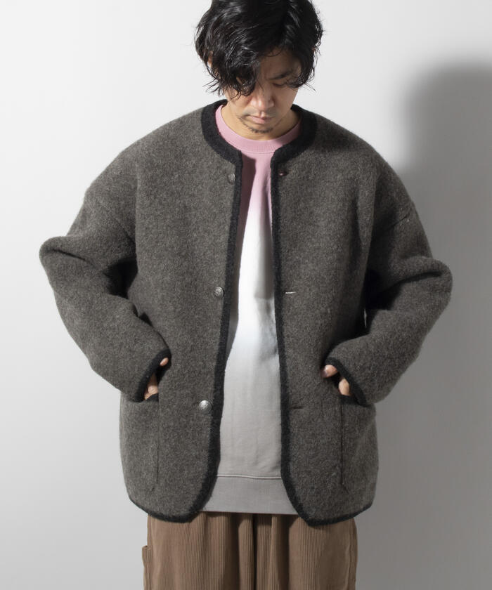 セール】【STAPF/シュタップ】ROUNDNECK TYROLEAN JACKET ラウンド