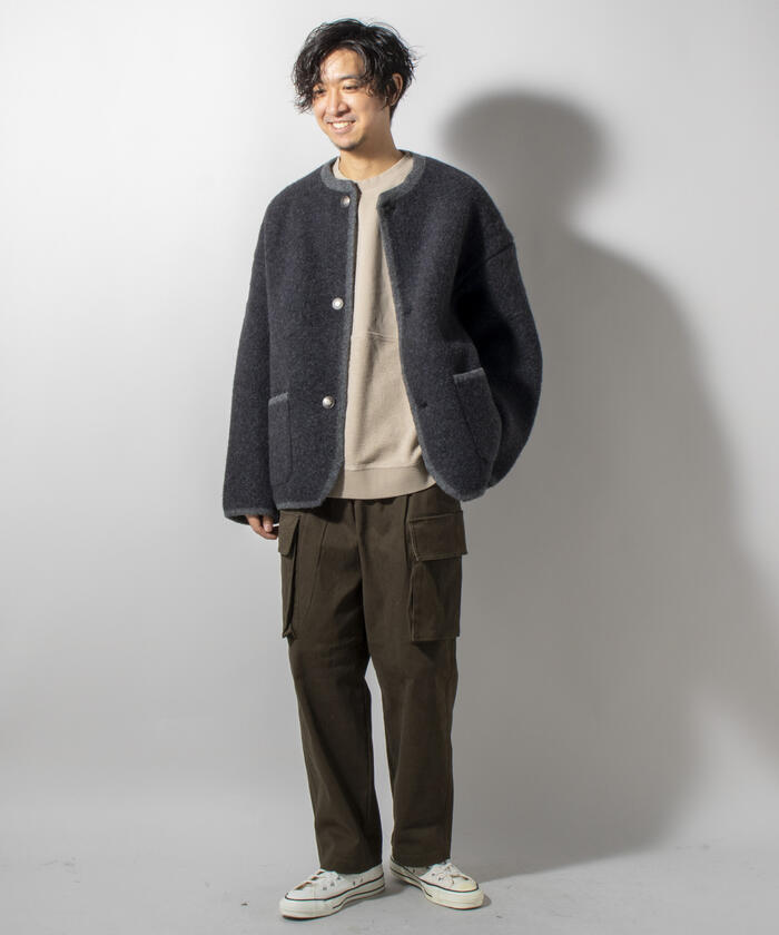 セール】【STAPF/シュタップ】ROUNDNECK TYROLEAN JACKET ラウンド