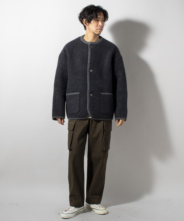 セール】【STAPF/シュタップ】ROUNDNECK TYROLEAN JACKET ラウンド