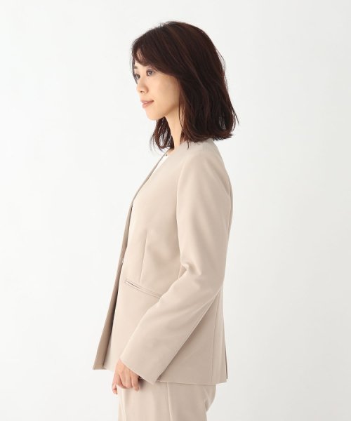 DELEGANTノーカラージャケット【WEB限定サイズ】