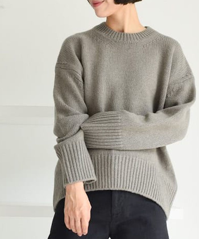 セール 20%OFF】ファインウール クルーネックプルオーバー(504148968) | GALERIE VIE(GALERIE VIE) - d  fashion
