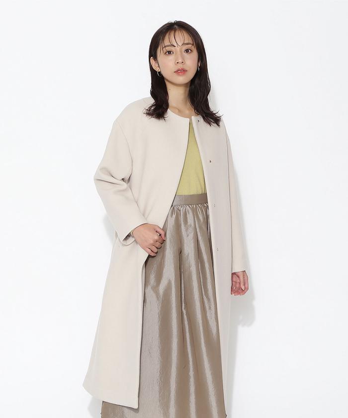 ドゥーズィエムクラス　ダブルクロス　ノーカラーコート Deuxieme Classe（ドゥーズィエムクラス）の「ダブルクロスノー