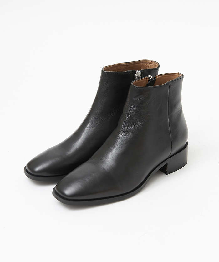 セール 20%OFF】【販売店舗限定】スクエアトゥショートブーツ