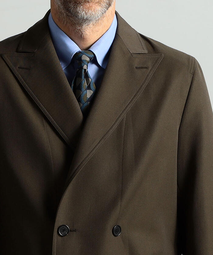 パンツ CARUSO Per TOMORROWLAND Dormeuil Trench イージーパンツ