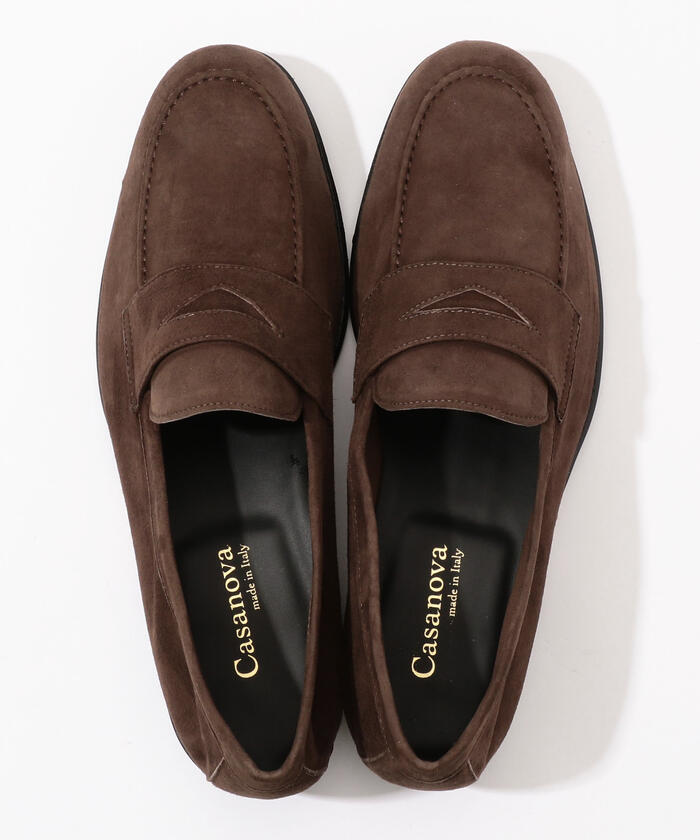別注】ＣＡＳＡＮＯＶＡ×ＴＯＭＯＲＲＯＷＬＡＮＤ スエードコインローファー | TOMORROWLAND (Men)/トゥモローランド |  三越伊勢丹オンラインストア・通販【公式】