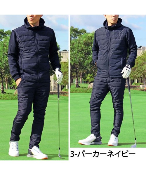 ゴルフウェア 上下セット セットアップ メンズ ダウンジャケット ゴルフパンツ 暖か裏起毛シャギーボア 防寒 (504388274) |  トップイズム(TopIsm) - d fashion