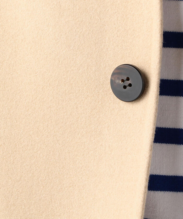 セール 30%OFF】ウールカシミヤメルトン バルカラーショート セール 30%OFF】ウールカシミヤメルトン バルカラーショート