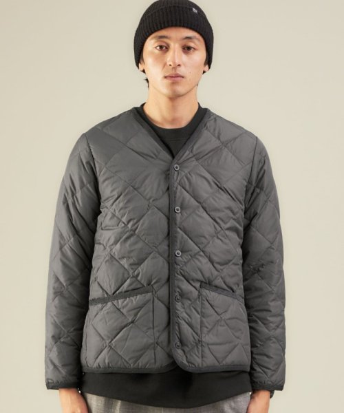 【WEB限定】 ＜ TAION （タイオン）＞ Vネック ダウン ジャケット