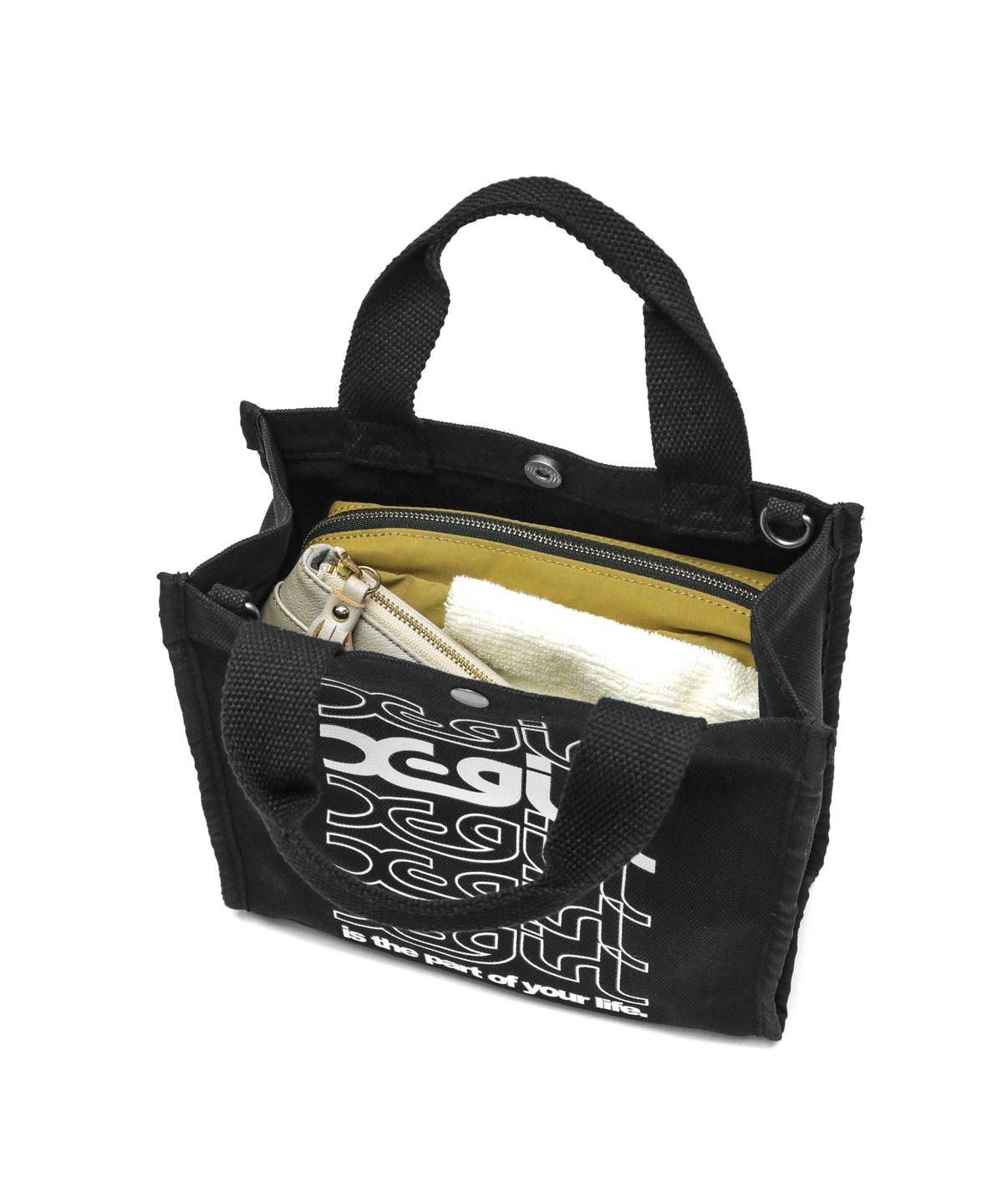 バッグ OG LABEL MINI TOTE BAG BLACK エックスガール X-girl エックスガール トートバッグ Xーgirl