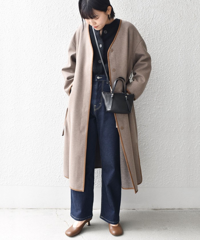 セール 50%OFF】ウーレットパイピングコート◇(504389946