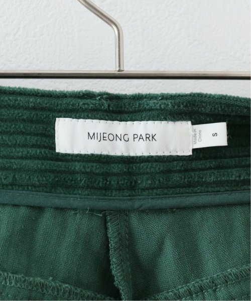【MIJEONG PARK】コーデュロイ ストレートレッグパンツ◆
