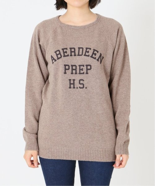 【WILLIAM LOCKIE/ウィリアムロッキー】CREW－NECK RAGLAN L/SL PO：ニット◆