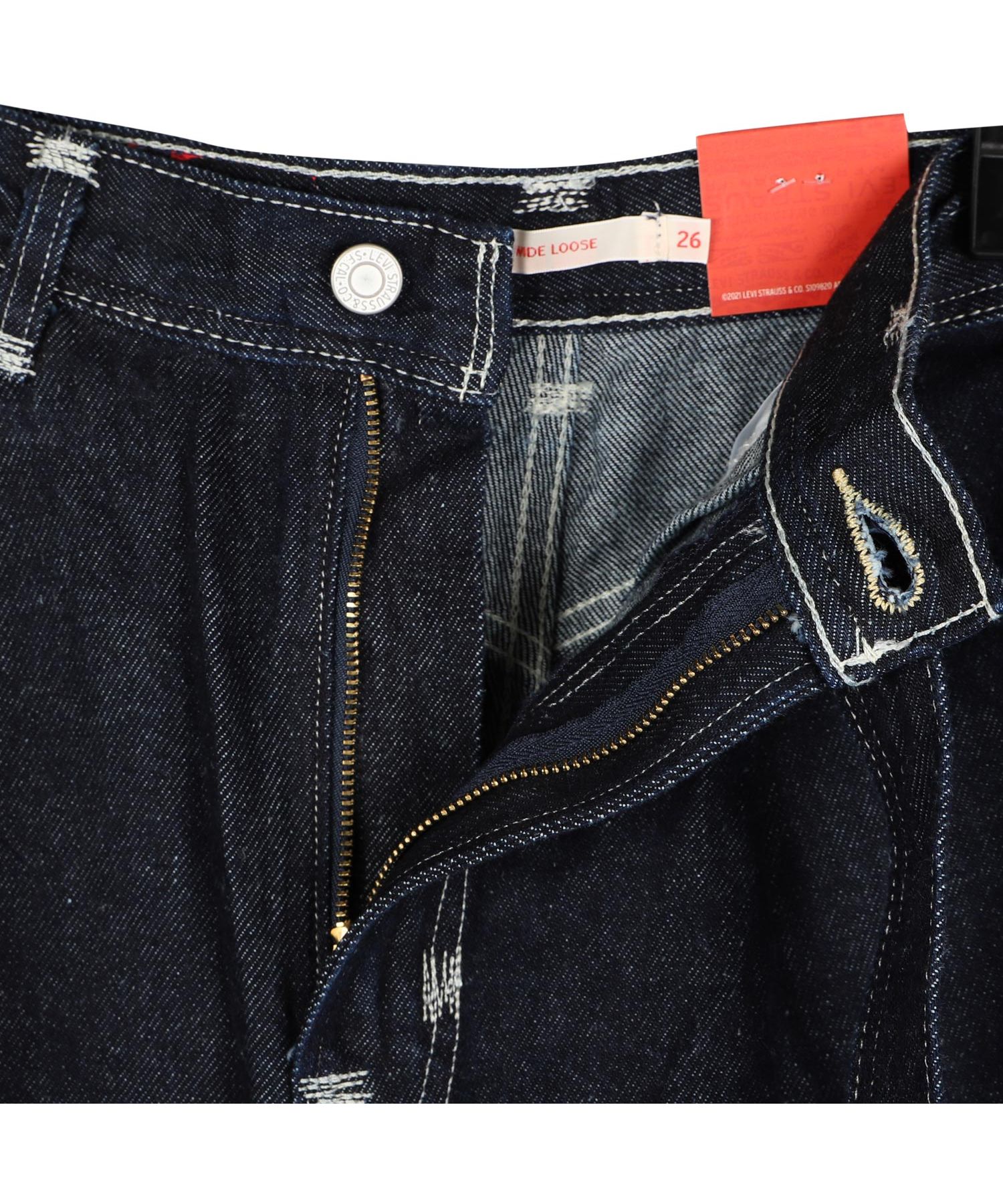 Levi's RED Wide loose ワイドルーズ リーバイスレッドw27 リーバイス レッド LEVIS RED デニム ジーンズ レディース