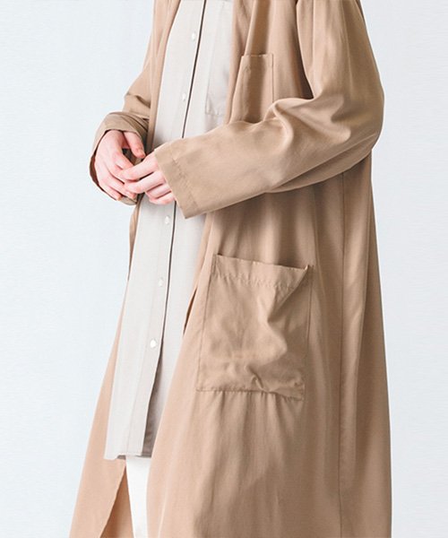 【ELLEデジタル掲載】mizuiro ind ドレープガウンコート