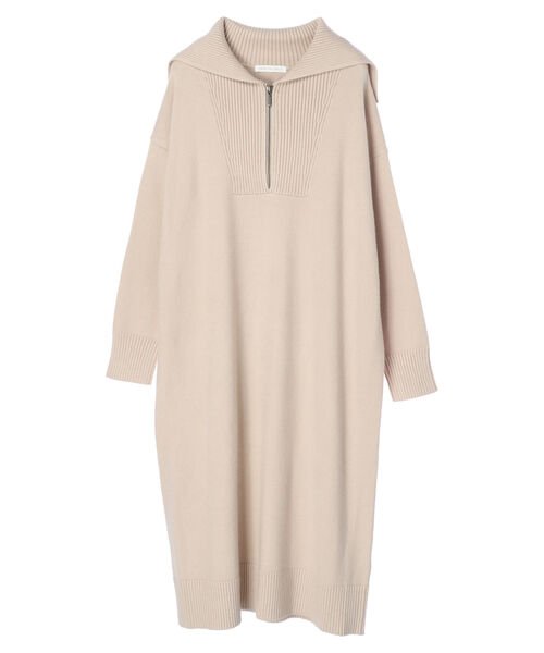ハーフzipニットワンピース アメリカンホリック American Holic D Fashion