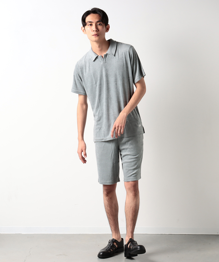 Hauls はうき もこもこはうるずルームウェア4点セット サックス もこもこはうるずルームウェア3点セット（サックス） | Hauls