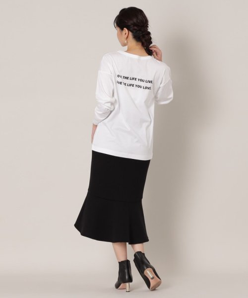 【川上さやか×EPOCA THE SHOP】バックロゴロングスリーブカットソー