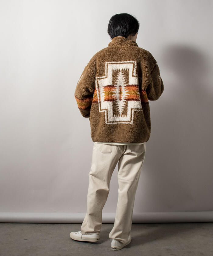 PENDLETON/ペンドルトン】Boa Stand Zip Blouson ボアフリース