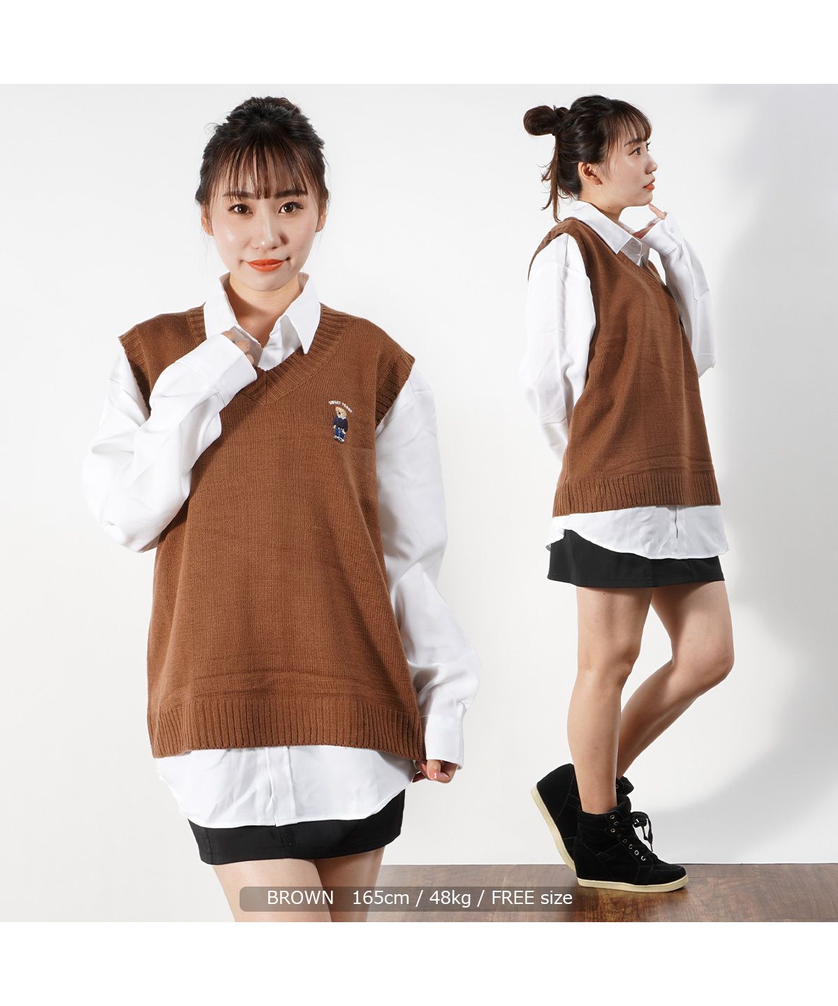 ワンフォークロージング 1111clothing ニットベスト メンズ ワンフォークロージング 1111clothing ニットベスト メンズ