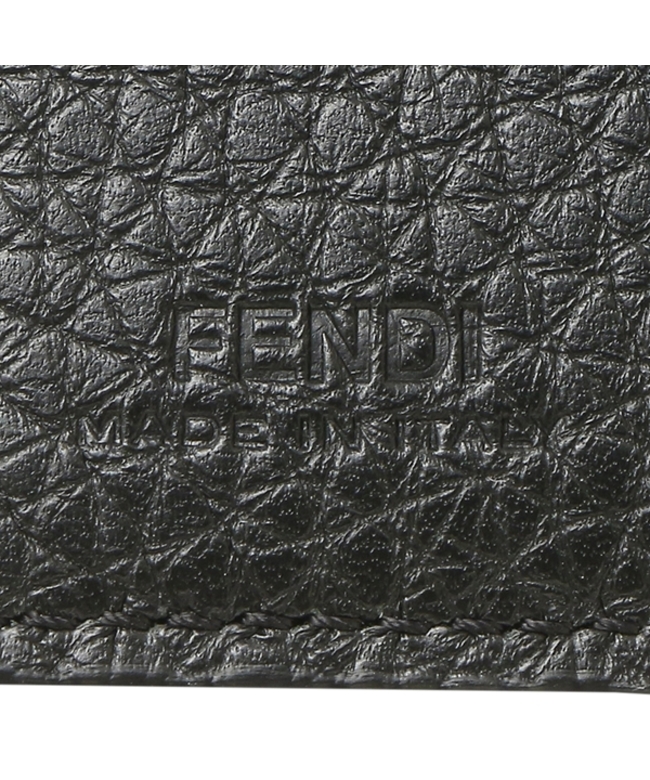 クーポン】【セール 13%OFF】フェンディ 二つ折り財布 FFロゴ ブラック 