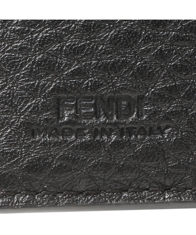 セール】フェンディ 三つ折り財布 FFロゴ ブラック メンズ FENDI 