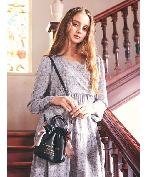 セール 30%OFF】EC限定ミニダブルリボン2Wayトートバッグ セール 30%OFF】EC限定ミニダブルリボン2Wayトートバッグ