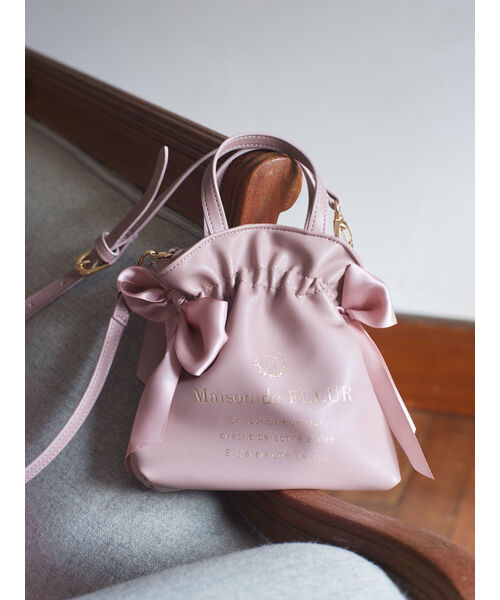 MaisondeFLEUREチュールローズダブルリボン2way チュールローズダブルリボン2Way / Maison de FLEUR