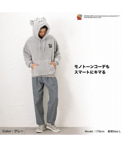 Tom And Jerry キャラクターボアパーカー マックハウス メンズ Mac House Men D Fashion