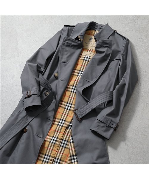 セール】【BURBERRY(バーバリー)】4073372 KENSINGTON DK トレンチコート ケンジントン スプリングコート  03200/MID－GREY レデ(504388053) | バーバリー(BURBERRY) - d fashion