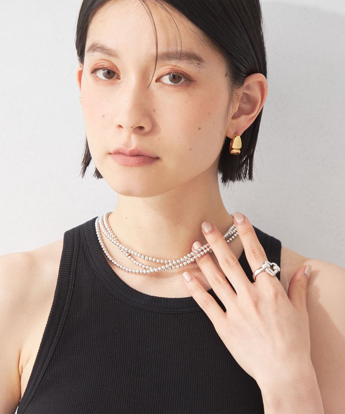 ＜PHILIPPE AUDIBERT＞SP Ball chain ネックレス PHILIPPE AUDIBERT＞SP Ball chain ネックレス＜Select by EMMEL